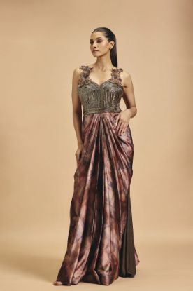 Picture of Metallic Bronze shade Gown