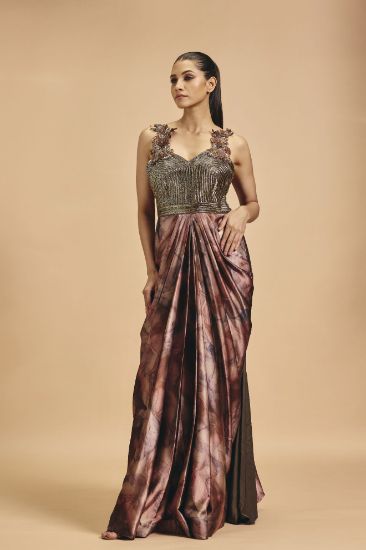 Picture of Metallic Bronze shade Gown